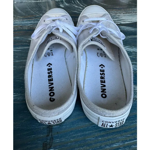 Sparkly Gold Metallic, size 10 womens CONVERSE Chuck Taylor All Star - Picture 7 of 9